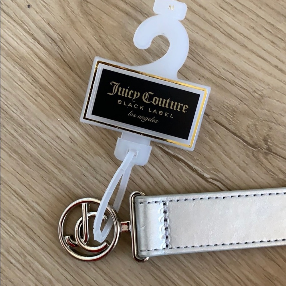 NWT Juicy Couture Silver Adjustable Belt